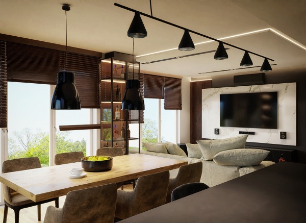 Dom z Kolorem - Alina Mokrzycka - architekt wnętrz